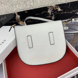 Back view of modern polished women's handbag – women's everyday handbag