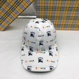 Side view of Burberry unisex cap