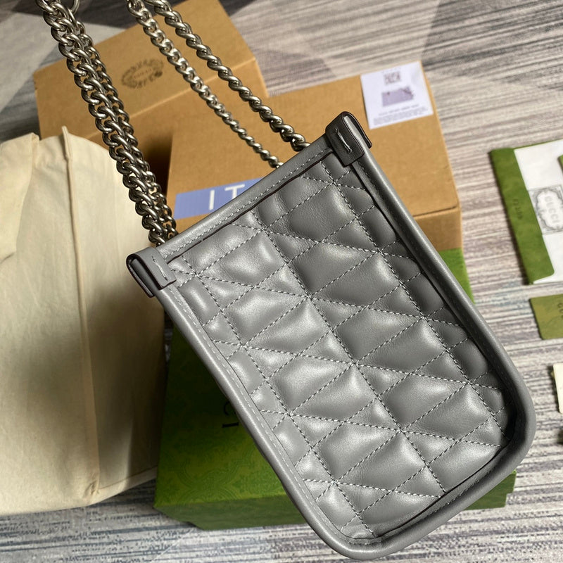 Front view of classic modern women's handbag – women's statement bag