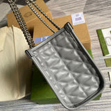 Front view of classic modern women's handbag – women's statement bag