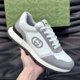 Gucci classic monochrome luxury sneakers view 7 heritage-inspired look