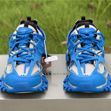 Balenciaga White Low-Top Sneakers - Angled View
