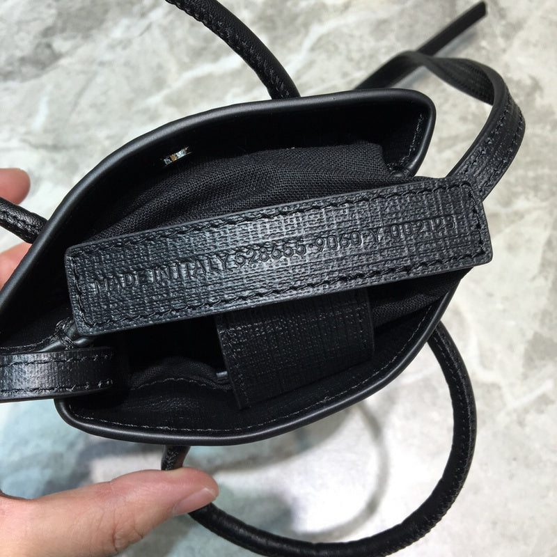Polished Faux Leather Handbag - Sleek Minimalist Lines | Women's Statement Accessory #1062 - texture close-up (image 9) of designer-inspired handbag
