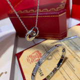 Side view of Cartier unisex jewelry piece