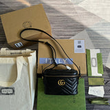 Side profile of classic elevated women's handbag – women's luxury handbag