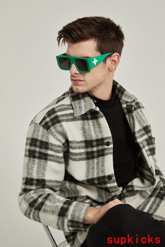 Lifestyle view of Louis Vuitton unisex sunglasses