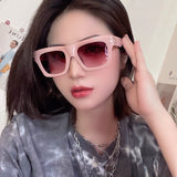 Side view of Louis Vuitton unisex sunglasses