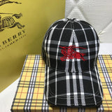Side view of Burberry unisex cap