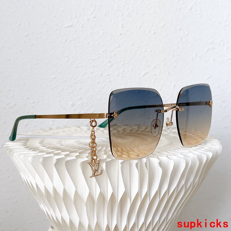 Lifestyle view of Louis Vuitton unisex sunglasses