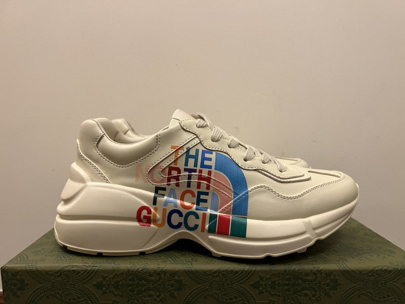 Gucci muted earth tones luxury sneakers view 7 low-top design