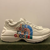 Gucci muted earth tones luxury sneakers view 7 low-top design
