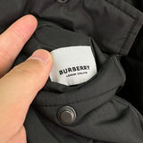 Close-up of Burberry designer clothing craftsmanship