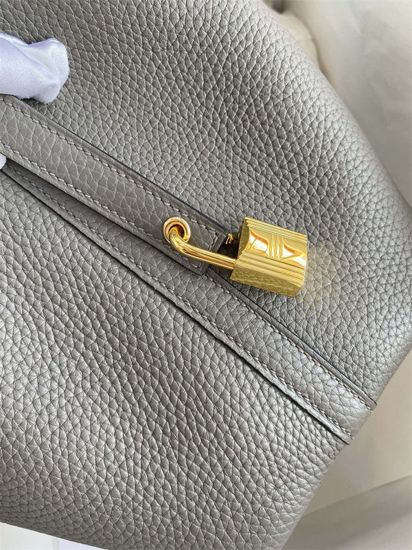 Sophisticated bag shown from front angle