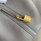 Sophisticated bag shown from front angle