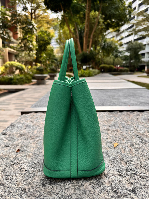 Statement bag shown from front angle