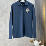 Front view of Louis Vuitton luxury clothing with logo-detail design