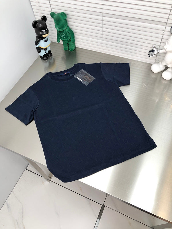 Back view of Louis Vuitton cotton t-shirt with label-forward styling