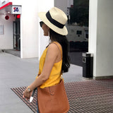 Contemporary bag shown from front angle