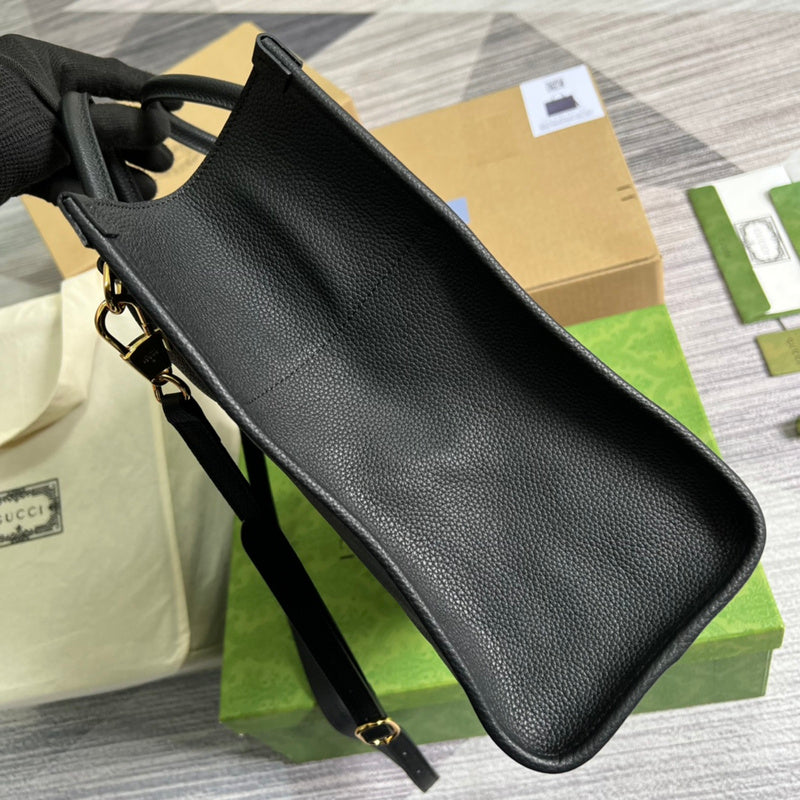 Front view of structured chic women's handbag – women's designer-style accessory