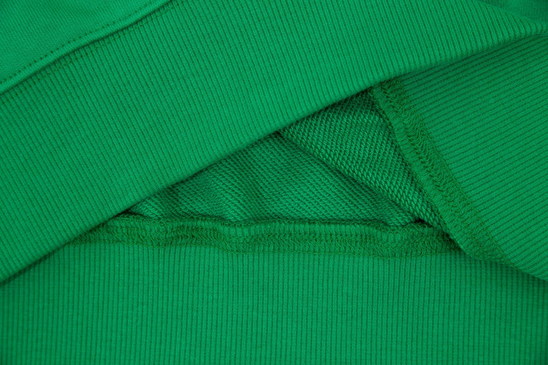 Side profile of Gucci luxury clothing with relaxed-fit cut