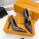 Louis Vuitton shoes Style 414 - side profile detail (alternate angle)