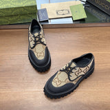 Gucci neutral cream luxury sneakers view 9 sleek tonal finish