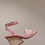 Louis Vuitton Burgundy Platform Heels - Sole Detail View
