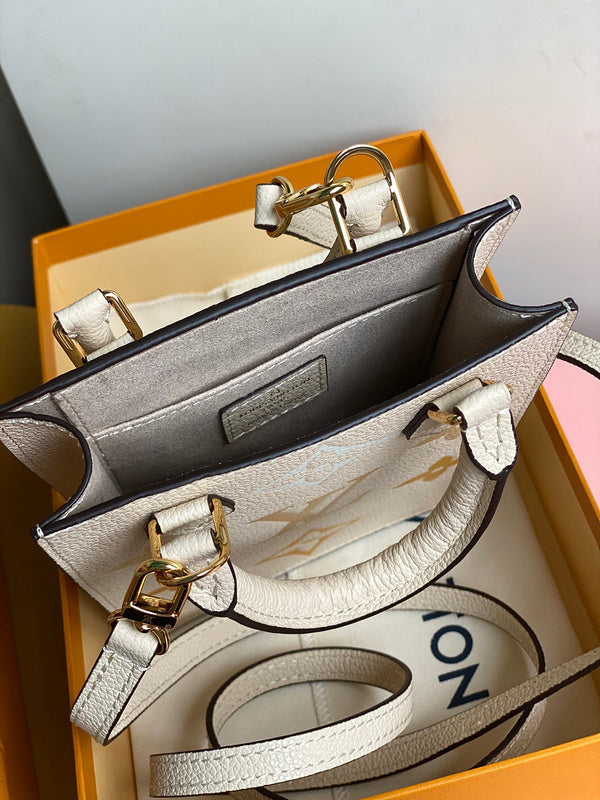 Front view of signature modern women's handbag – women's statement bag