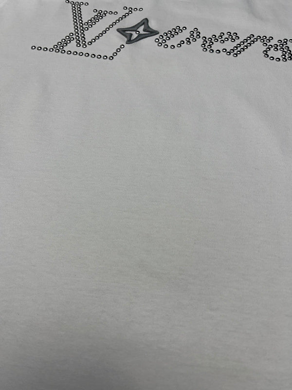 Front view of Louis Vuitton cotton t-shirt with streetwear-inspired cut