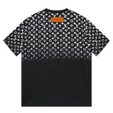 Close-up detail shot of Louis Vuitton cotton t-shirt with everyday silhouette