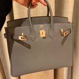Close-up detail of sophisticated bag design