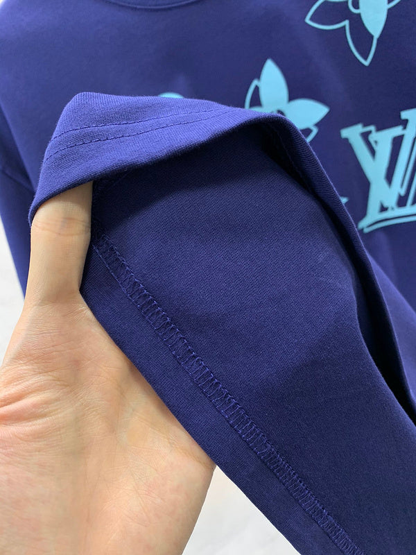 Side profile of Louis Vuitton cotton t-shirt with everyday silhouette