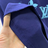 Side profile of Louis Vuitton cotton t-shirt with everyday silhouette