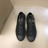 Burberry Tan Chunky Platform Sneakers - Side Profile View