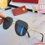 Angled view of Cartier unisex sunglasses