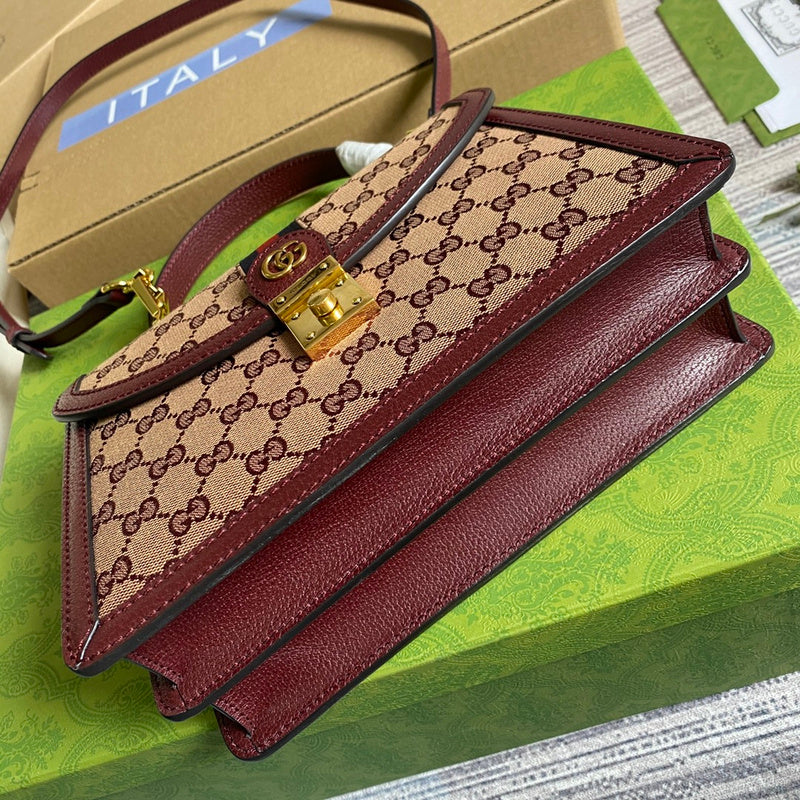 Back view of premium polished women's handbag – women's luxury accessory