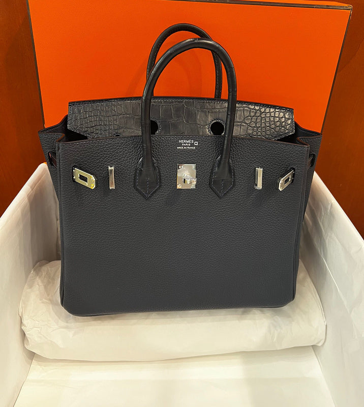 Statement bag shown from front angle
