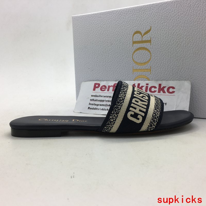 Dior Chocolate Brown Loafer Flats - Sole Detail View