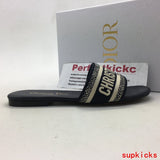 Dior Chocolate Brown Loafer Flats - Sole Detail View