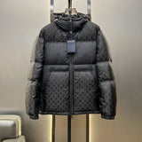 Front view of Louis Vuitton luxury clothing with contemporary cut