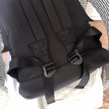 Back view of refined sleek women's handbag – women's statement bag