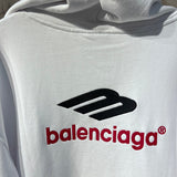 Close-up of Balenciaga designer clothing craftsmanship