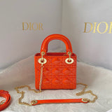 Interior view of structured signature women's handbag – women's designer-style accessory
