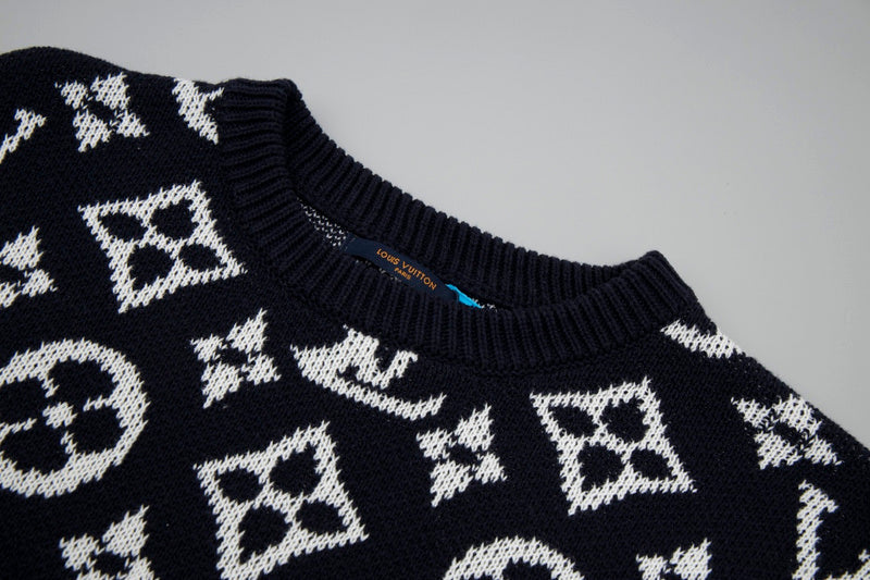 Full styled look of Louis Vuitton luxury clothing with streetwear-inspired cut