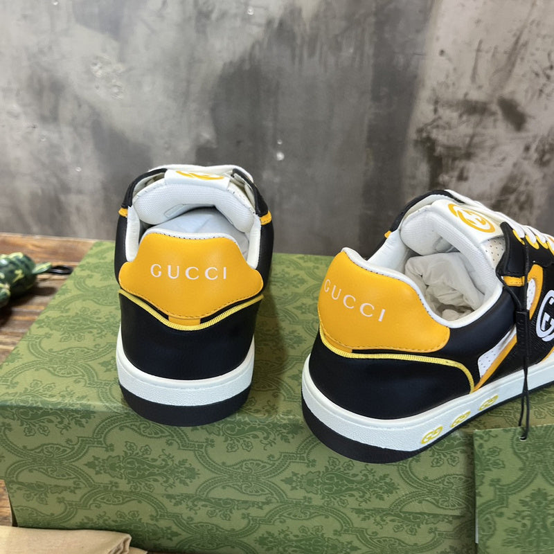 Gucci sneakers detailed view showing premium designer craftsmanship