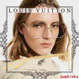Front view of Louis Vuitton unisex sunglasses