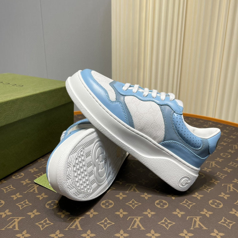 Gucci sneakers detailed view showing premium designer craftsmanship