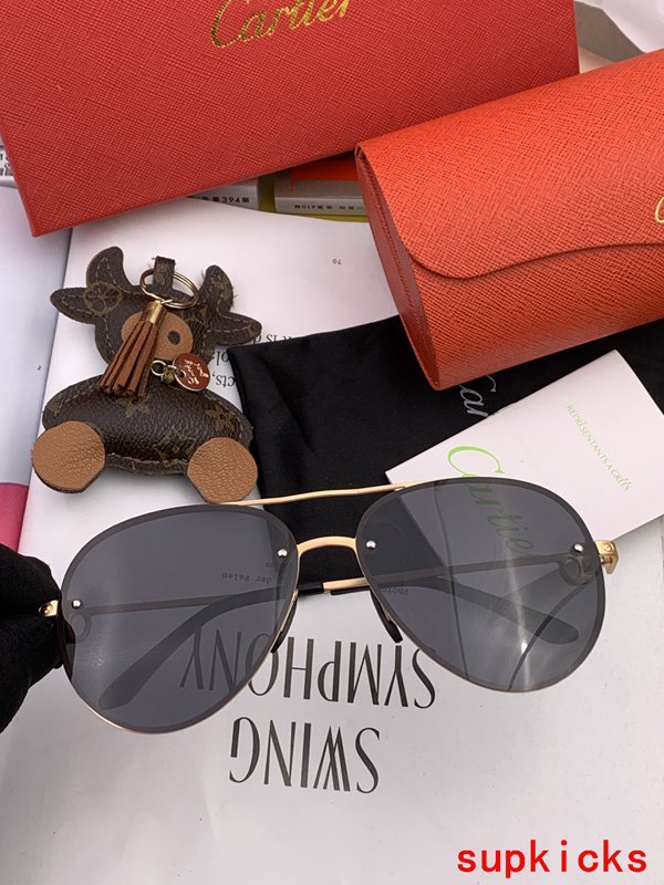 Lifestyle view of Cartier unisex sunglasses