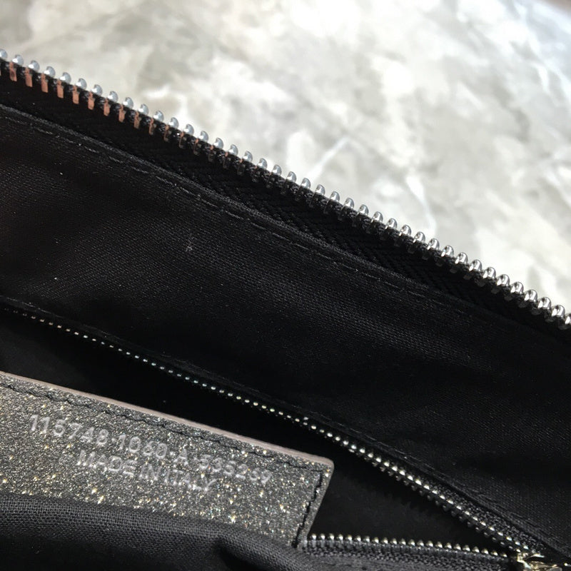 Timeless Faux Leather Handbag - Signature Hardware Accents | Women's Statement Accessory #1027 - texture close-up (image 9) of designer-inspired handbag