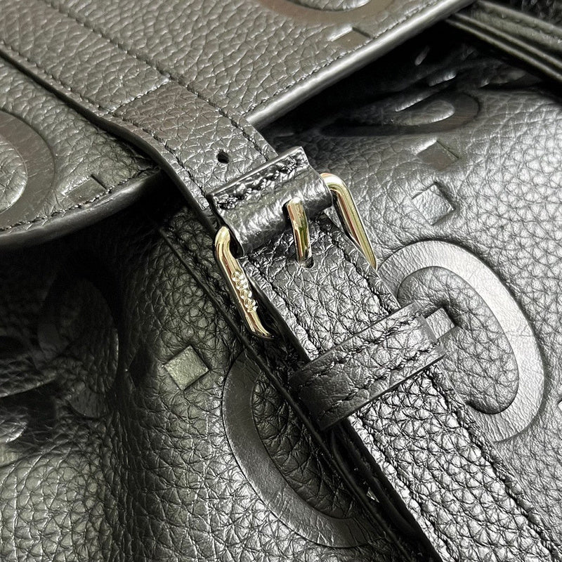 Front view of structured sleek women's handbag – women's statement bag